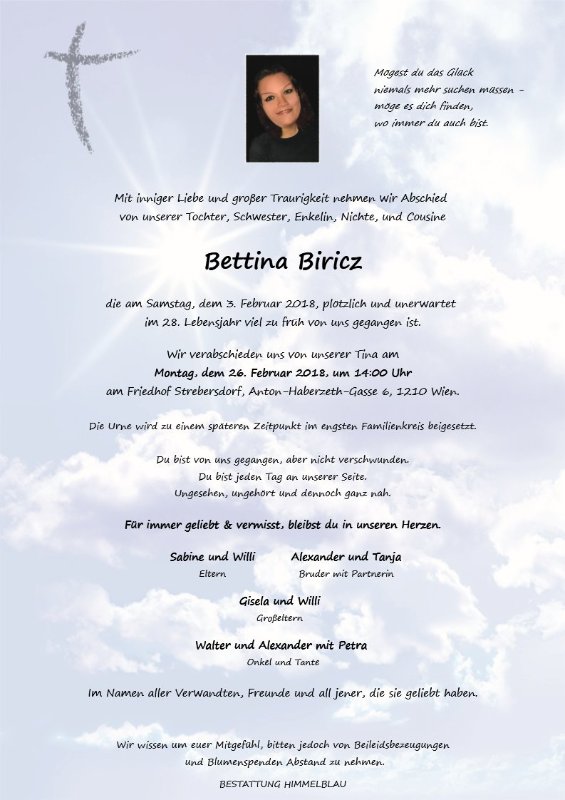 Erinnerungsbild für Bettina Biricz