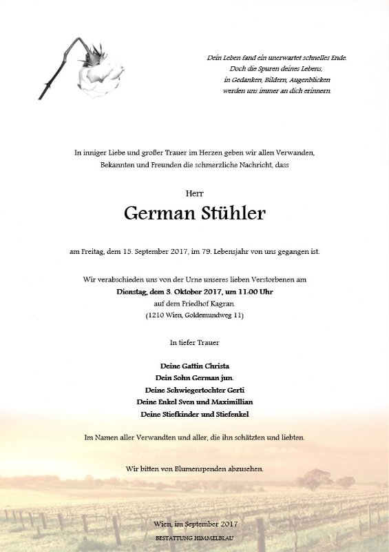 Erinnerungsbild für German Stühler