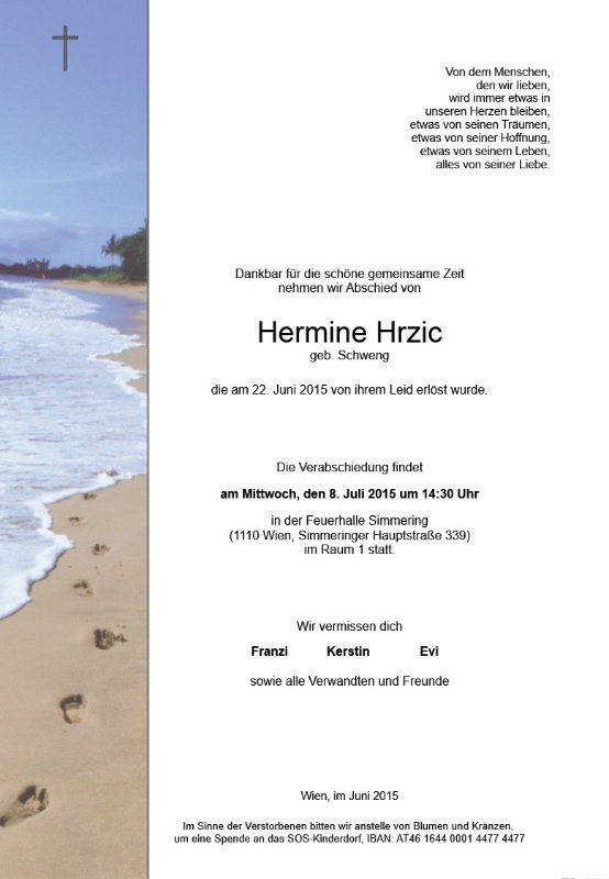 Erinnerungsbild für Hermine Hrzic