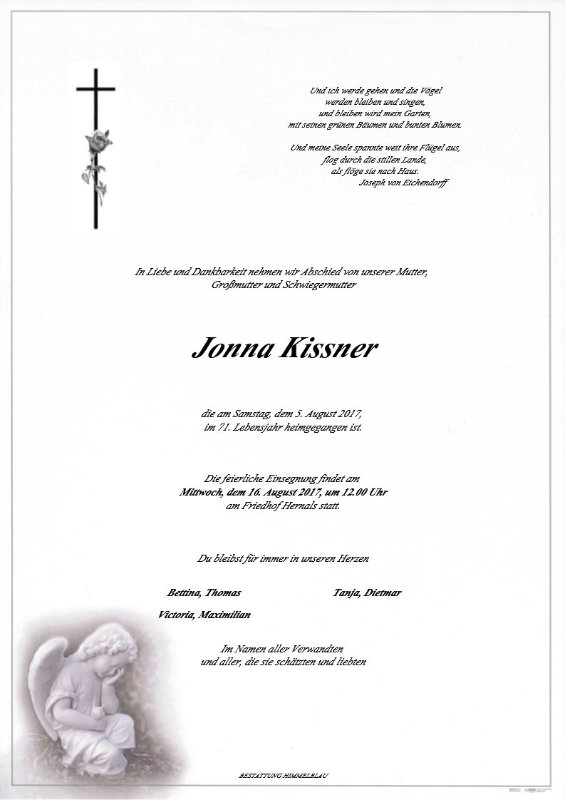 Erinnerungsbild für Jonna Kissner
