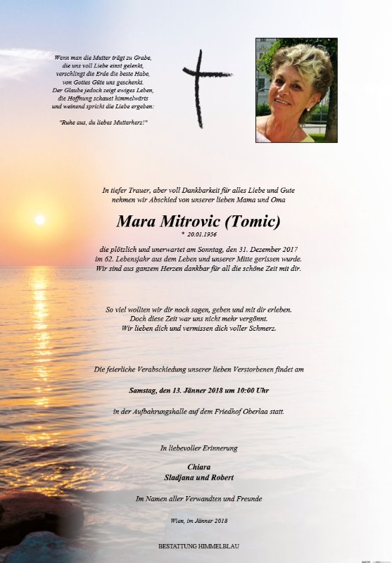Erinnerungsbild für Mara Mitrovic