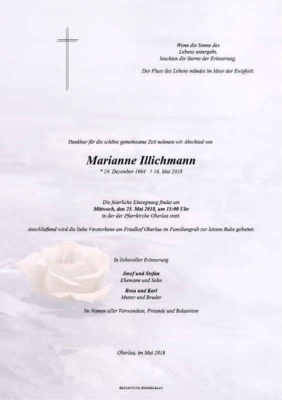 Erinnerungsbild für Marianne Illichmann