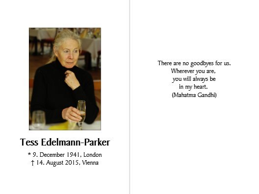 Erinnerungsbild für Theresa Edelmann-Parker