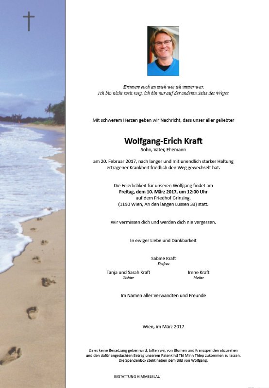 Erinnerungsbild für Wolfgang-Erich Kraft